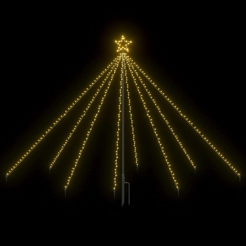Kalėdų eglutės girlianda-krioklys, 400 LED lempučių, 2,5m