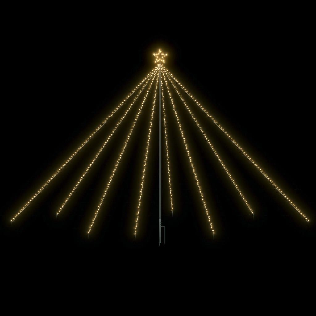 Kalėdų eglutės girlianda-krioklys, 576 LED lemputės, 3,6m