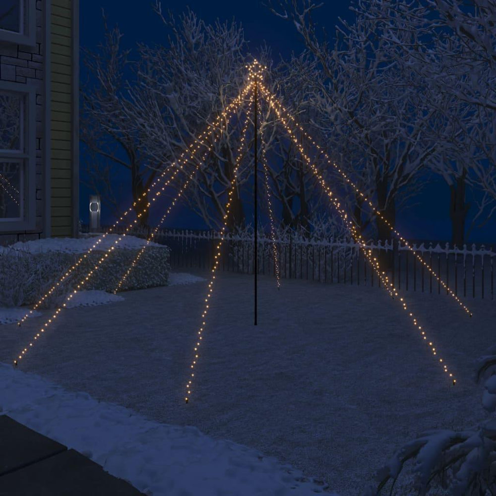 Kalėdų eglutės girlianda-krioklys, 576 LED lemputės, 3,6m
