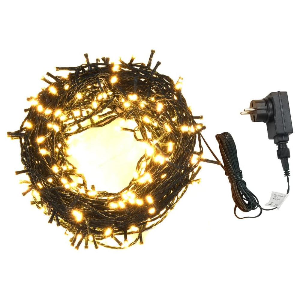Girlianda su 2000 LED lempučių, šilta balta, 200mm, IP44