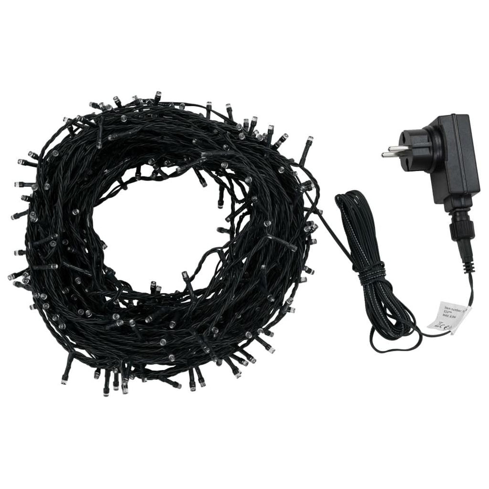 Girlianda su 2000 LED lempučių, šalta balta, 200mm, IP44