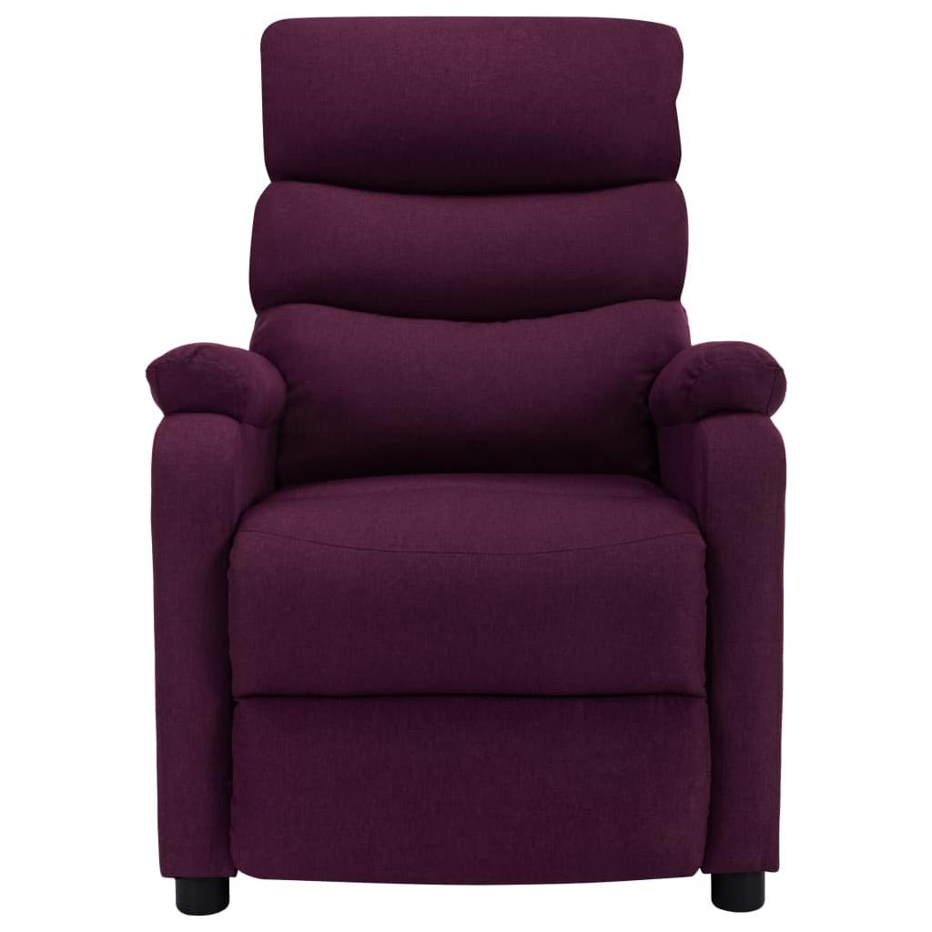 Atlošiamas krėslas, violetinės spalvos, audinys