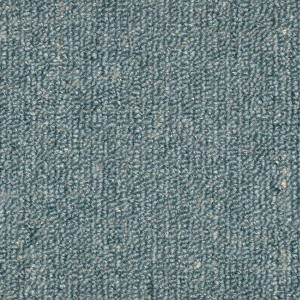 Laiptų kilimėliai, 15vnt., mėlynos spalvos, 56x17x3cm