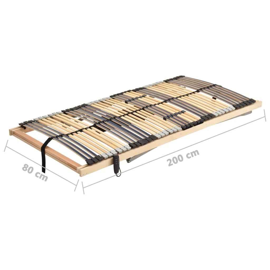 Elektrinės grotelės lovai su 42 lentjuostėmis, 80x200cm