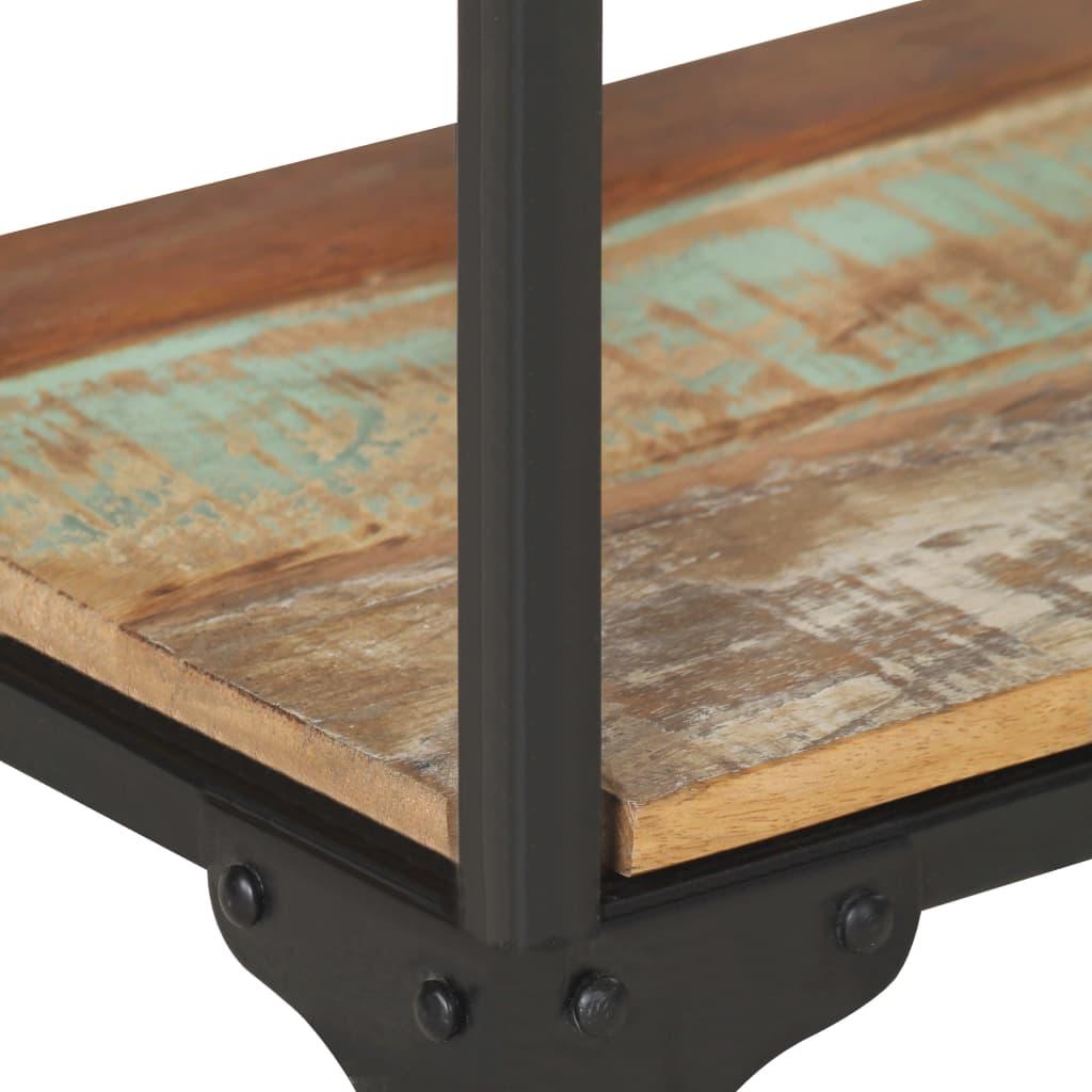 Konsolinis staliukas, 110x30x75cm, perdirbtos medienos masyvas