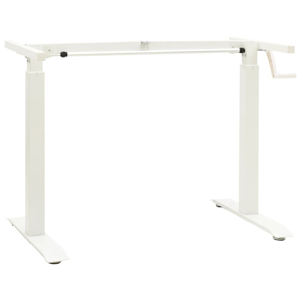 Reguliuojamo aukščio stovimo rašomojo stalo rėmas, baltas
