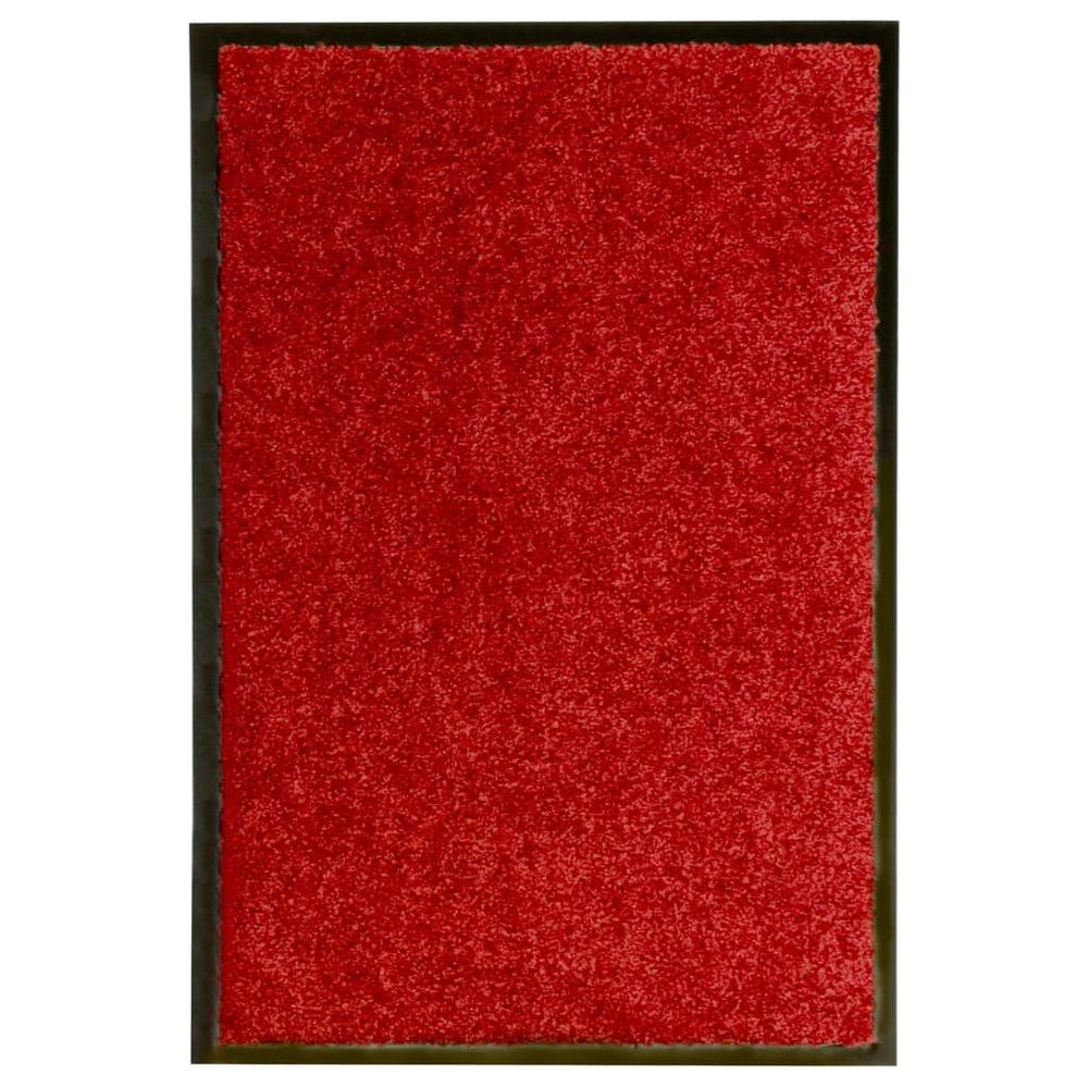 Durų kilimėlis, raudonos spalvos, 40x60cm, plaunamas