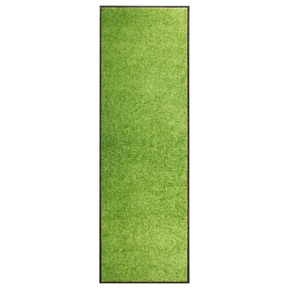 Durų kilimėlis, žalios spalvos, 60x180cm, plaunamas