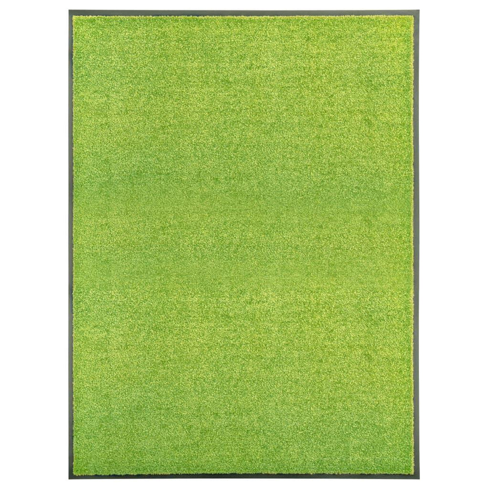 Durų kilimėlis, žalios spalvos, 90x120cm, plaunamas