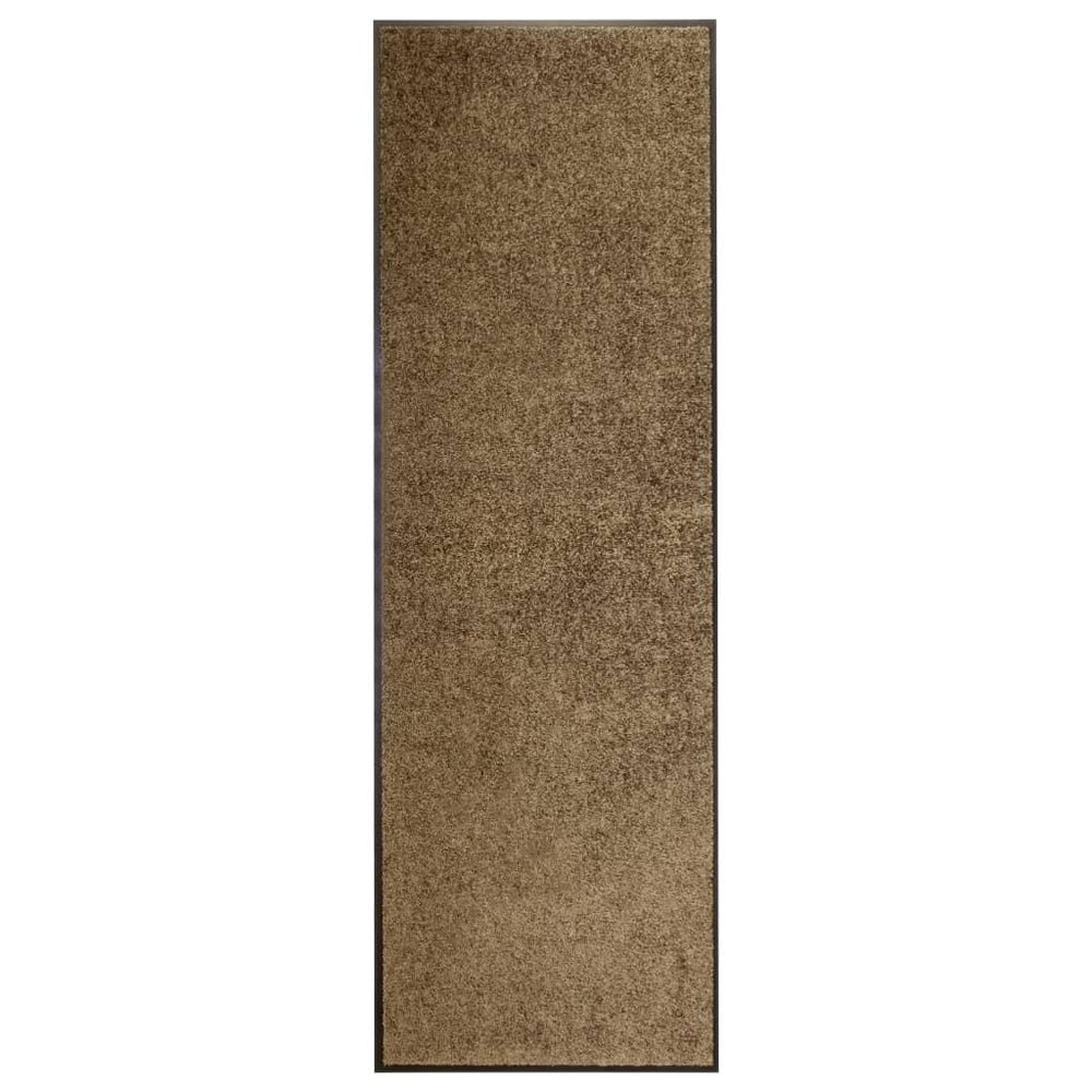 Durų kilimėlis, rudos spalvos, 60x180cm, plaunamas