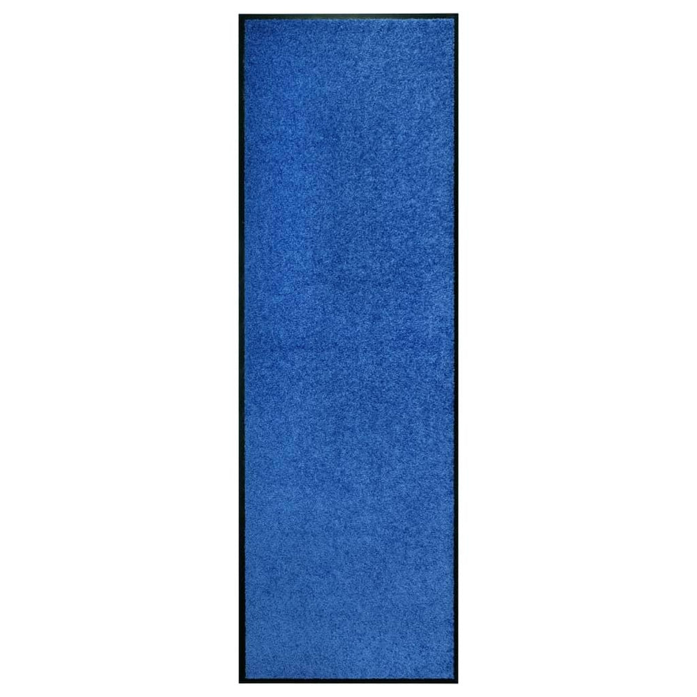 Durų kilimėlis, mėlynos spalvos, 60x180cm, plaunamas