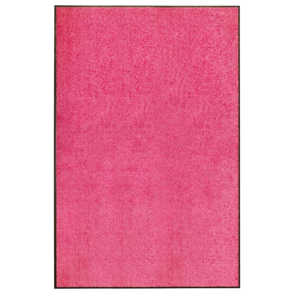 Durų kilimėlis, rožinės spalvos, 120x180cm, plaunamas