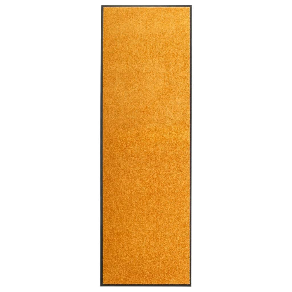 Durų kilimėlis, oranžinės spalvos, 60x180cm, plaunamas