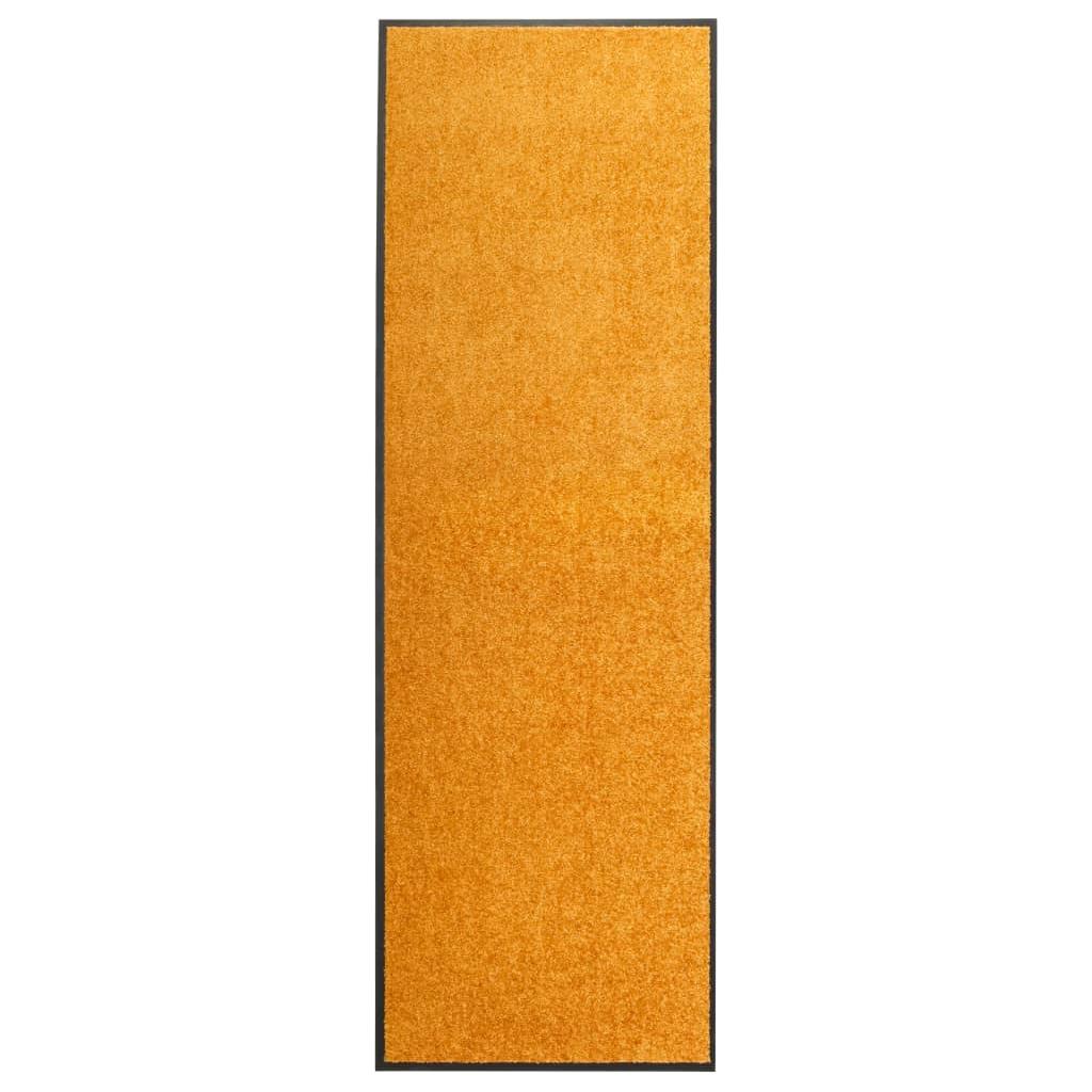 Durų kilimėlis, oranžinės spalvos, 60x180cm, plaunamas