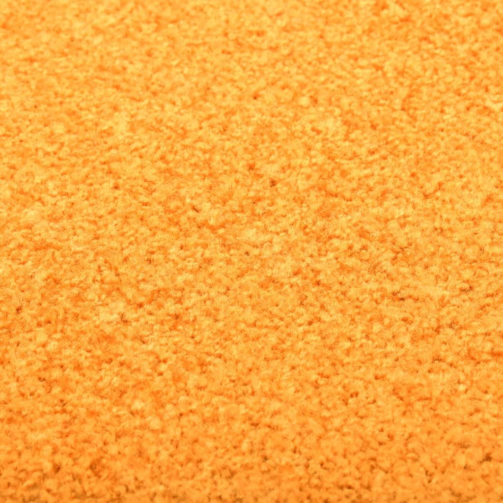 Durų kilimėlis, oranžinės spalvos, 90x120cm, plaunamas