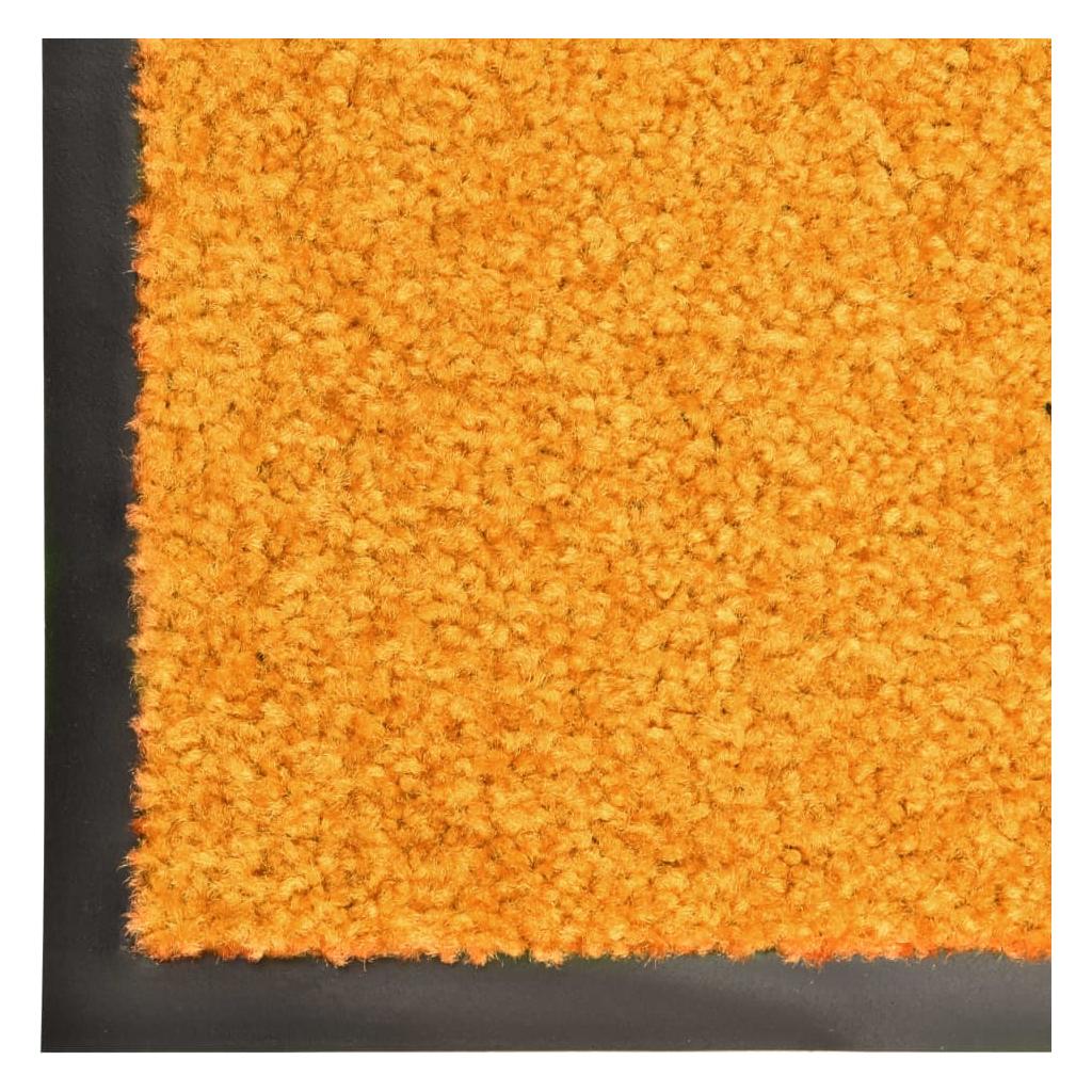 Durų kilimėlis, oranžinės spalvos, 120x180cm, plaunamas