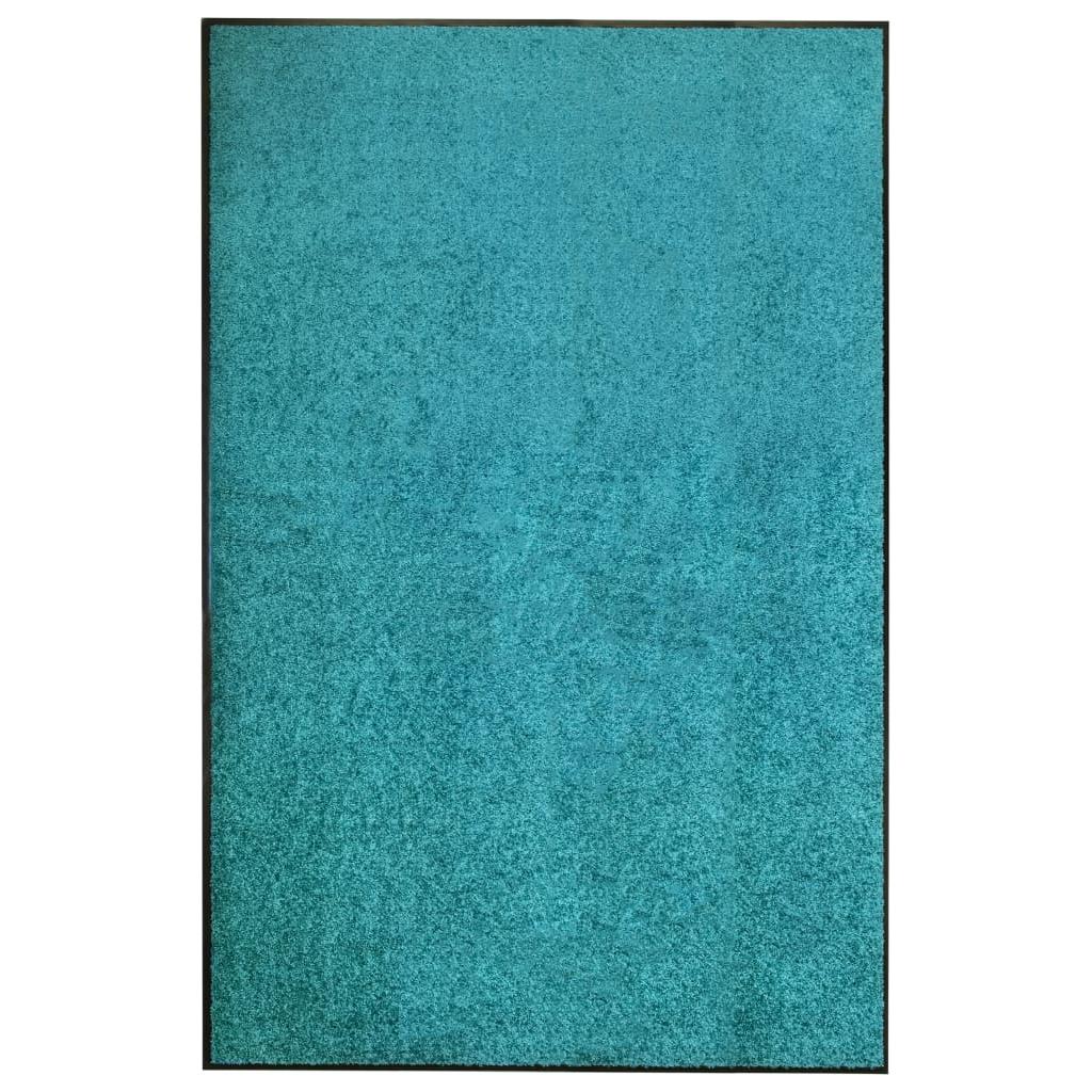 Durų kilimėlis, žydros spalvos, 120x180cm, plaunamas