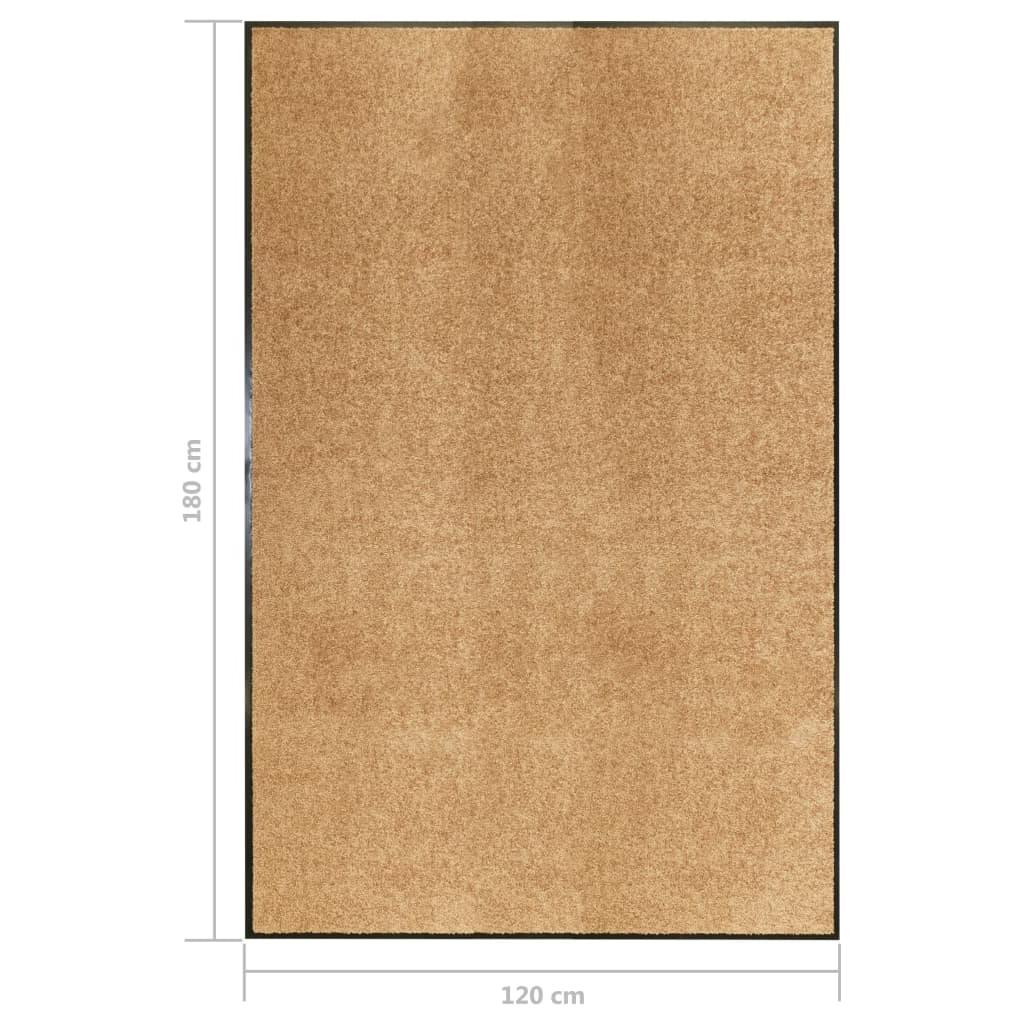Durų kilimėlis, kreminės spalvos, 120x180cm, plaunamas