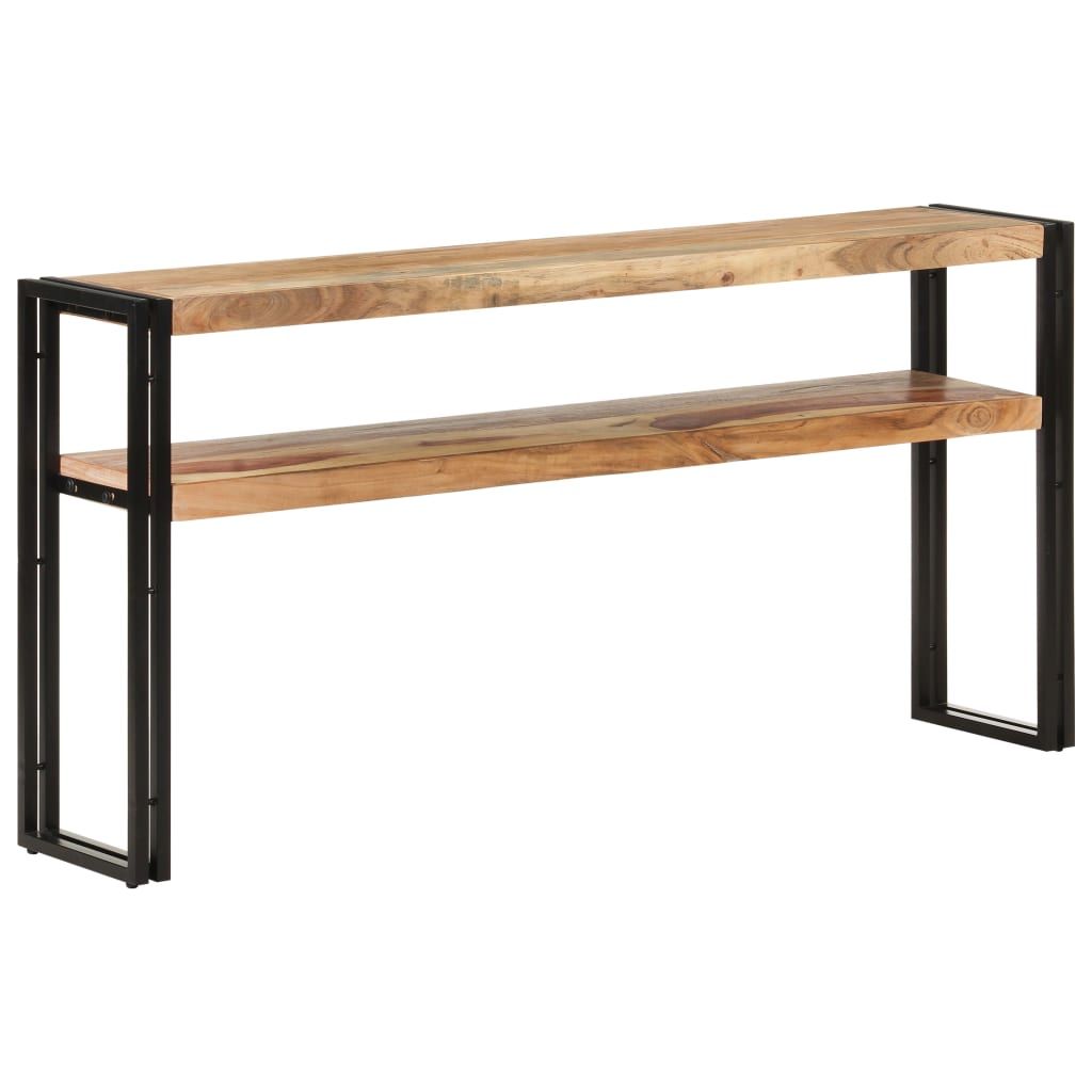 Konsolinis staliukas, 150x30x75cm, akacijos medienos masyvas