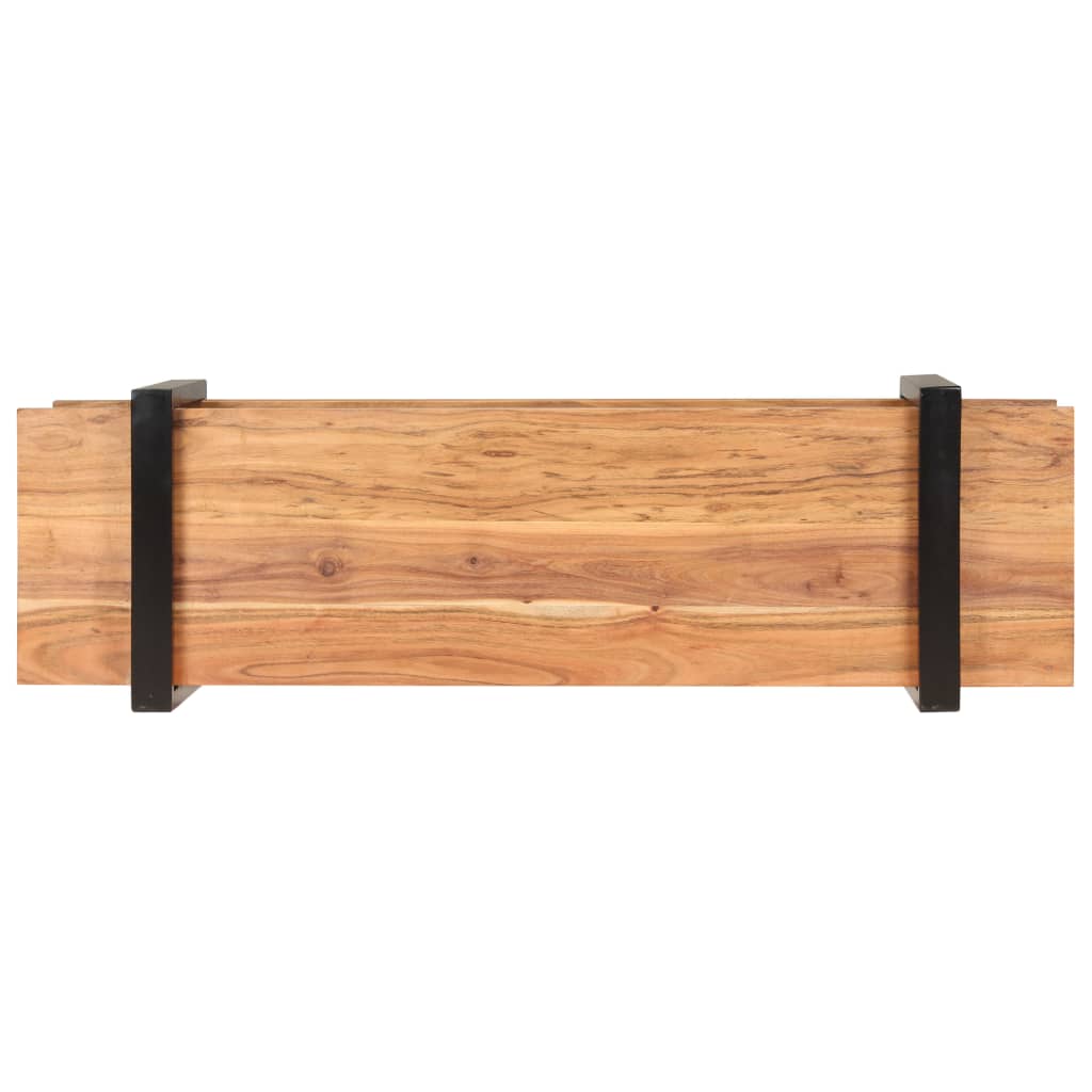 Televizoriaus spintelė, 130x40x40cm, akacijos medienos masyvas