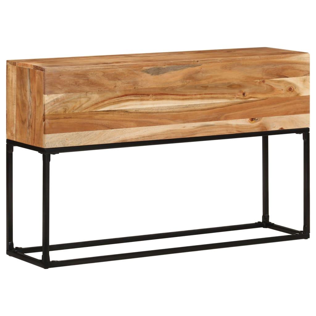 Konsolinis staliukas, 120x30x75 cm, akacijos medienos masyvas