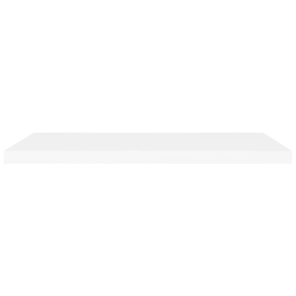 Pakabinamos lentynos, 2vnt., baltos, 90x23,5x3,8cm, MDF