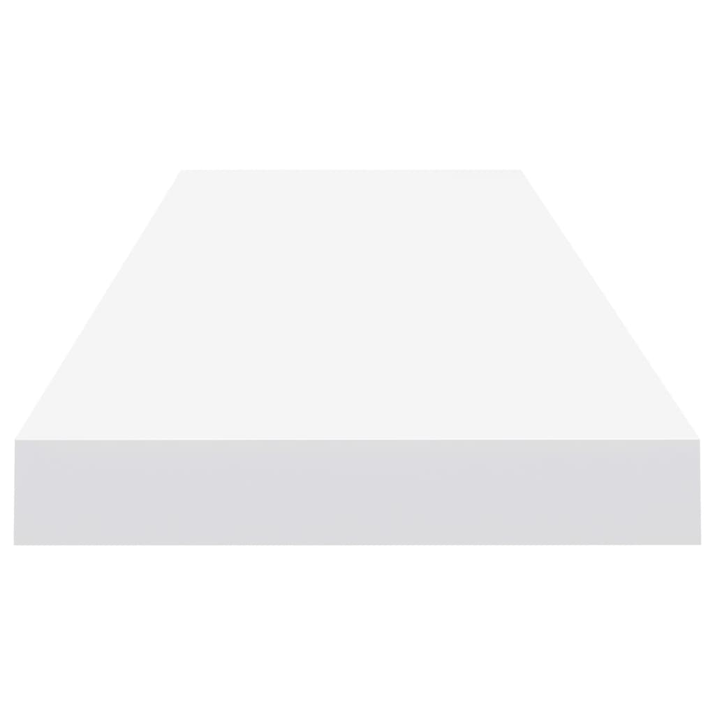 Pakabinamos lentynos, 2vnt., baltos, 90x23,5x3,8cm, MDF