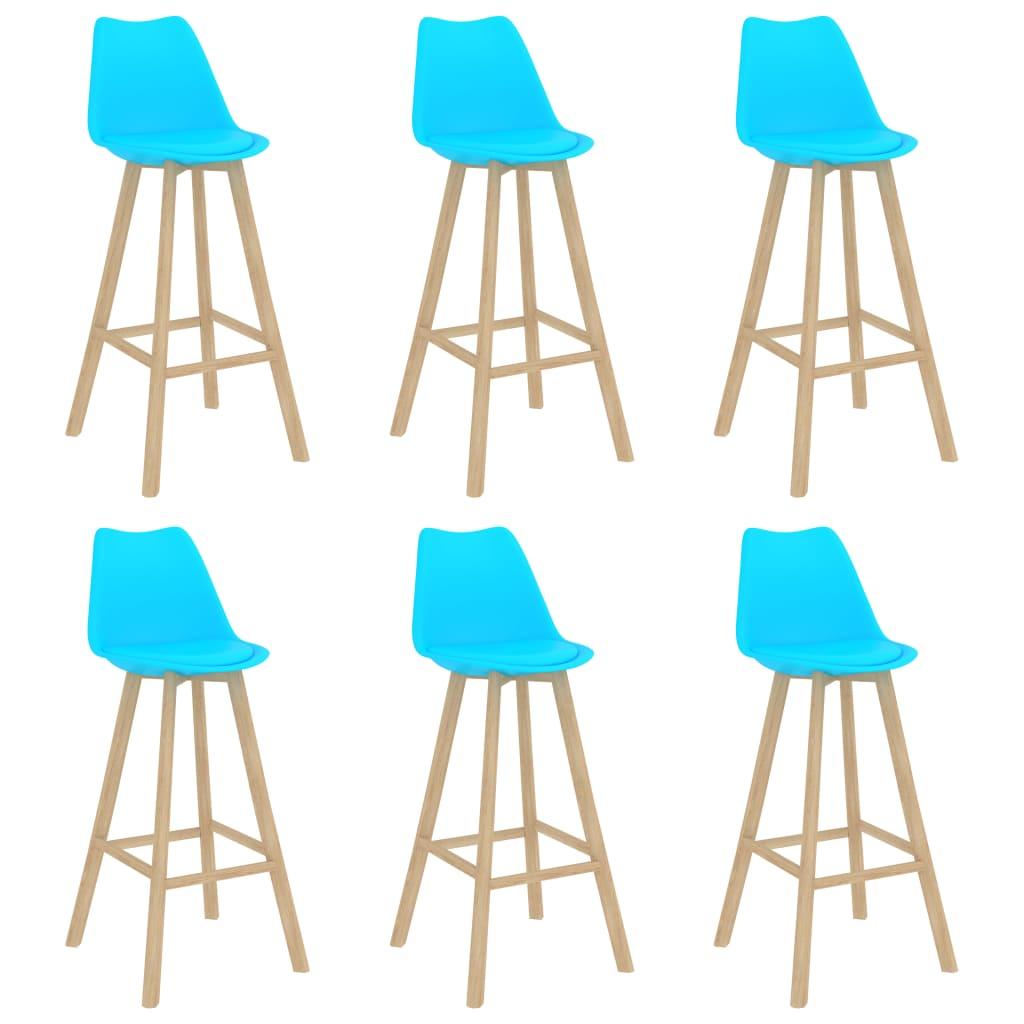 Baro baldų komplektas, 7 dalių, mėlynas (287253+3x287262)