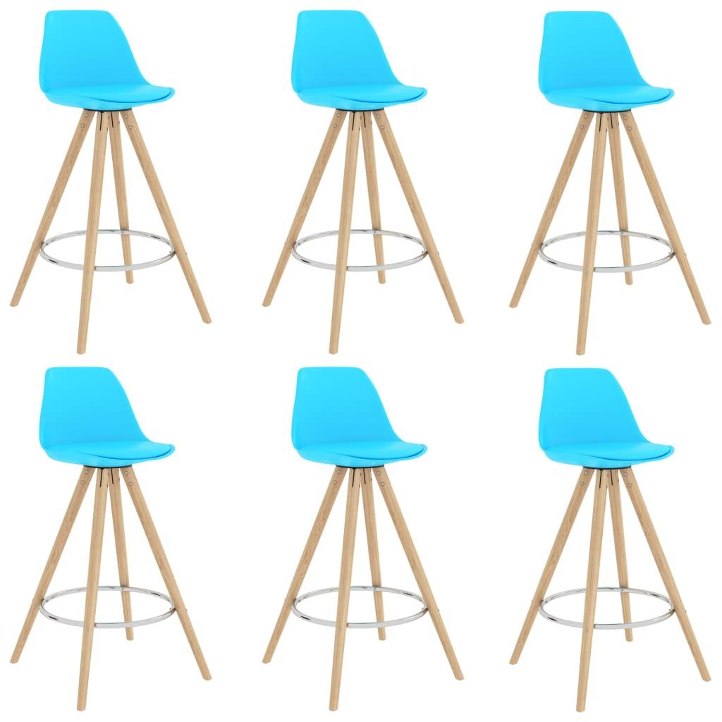Baro baldų komplektas, 7 dalių, mėlynas (287253+3x287269)