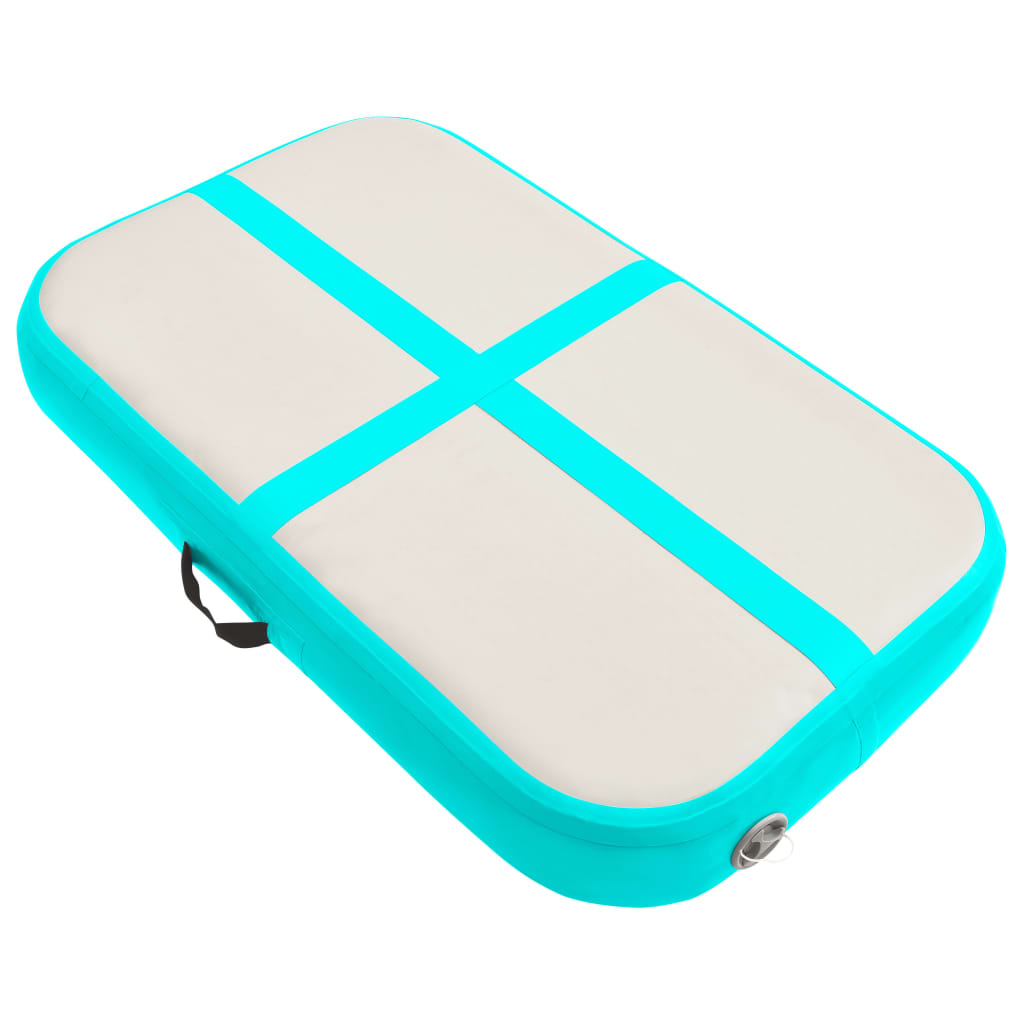 Pripučiamas gimnastikos kilimėlis, žalias, 60x100x10cm, PVC