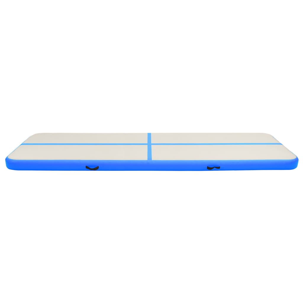 Pripučiamas gimnastikos kilimėlis, mėlynas, 700x100x15cm, PVC