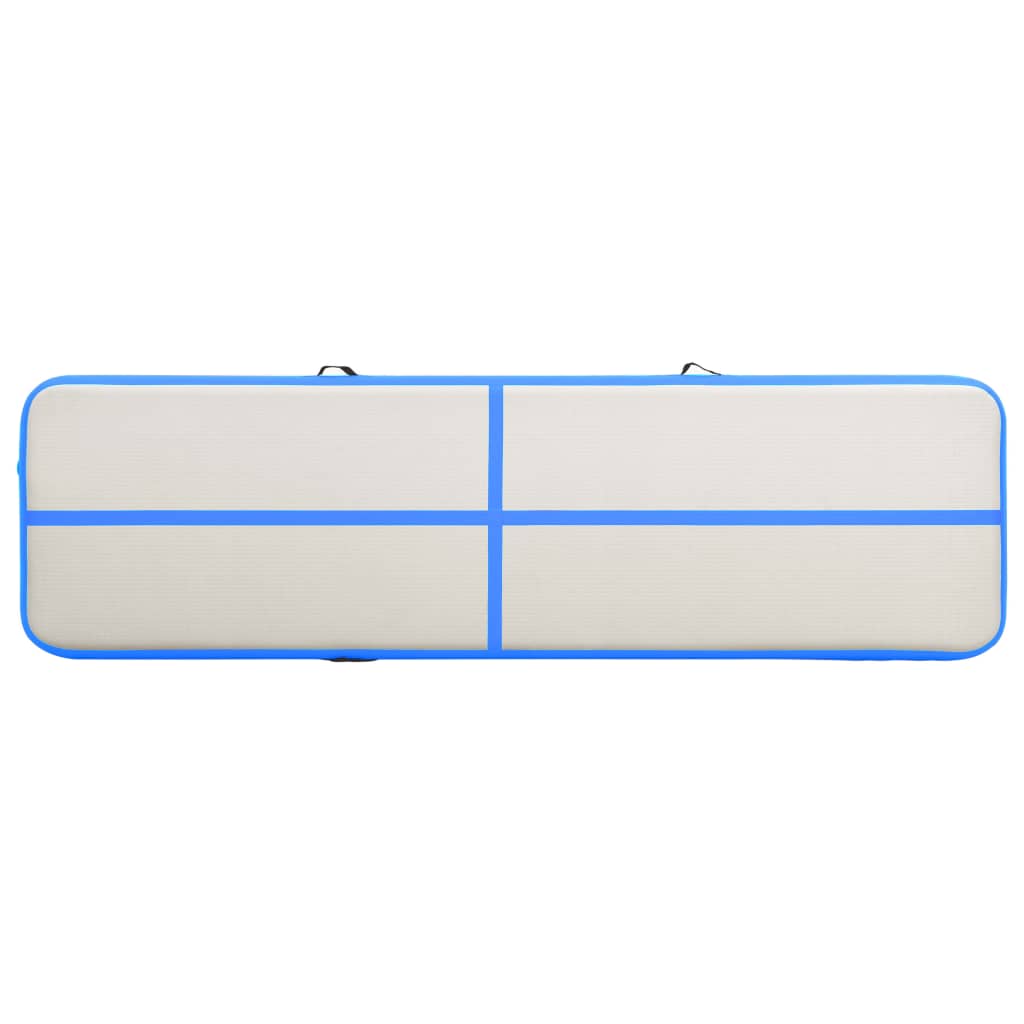 Pripučiamas gimnastikos kilimėlis, mėlynas, 700x100x15cm, PVC