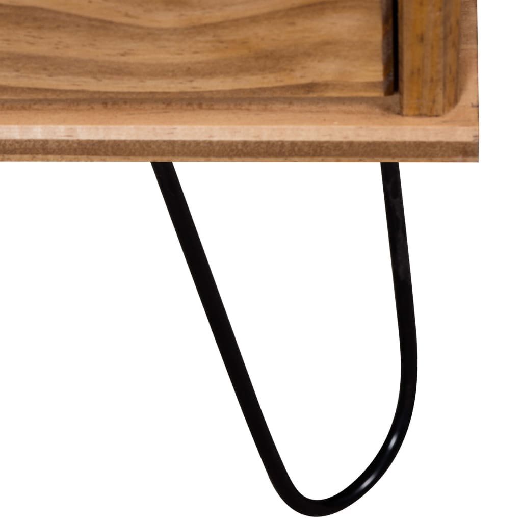 Spintelė su stalčiais, 45x39,5x90,3cm, pušies medienos masyvas