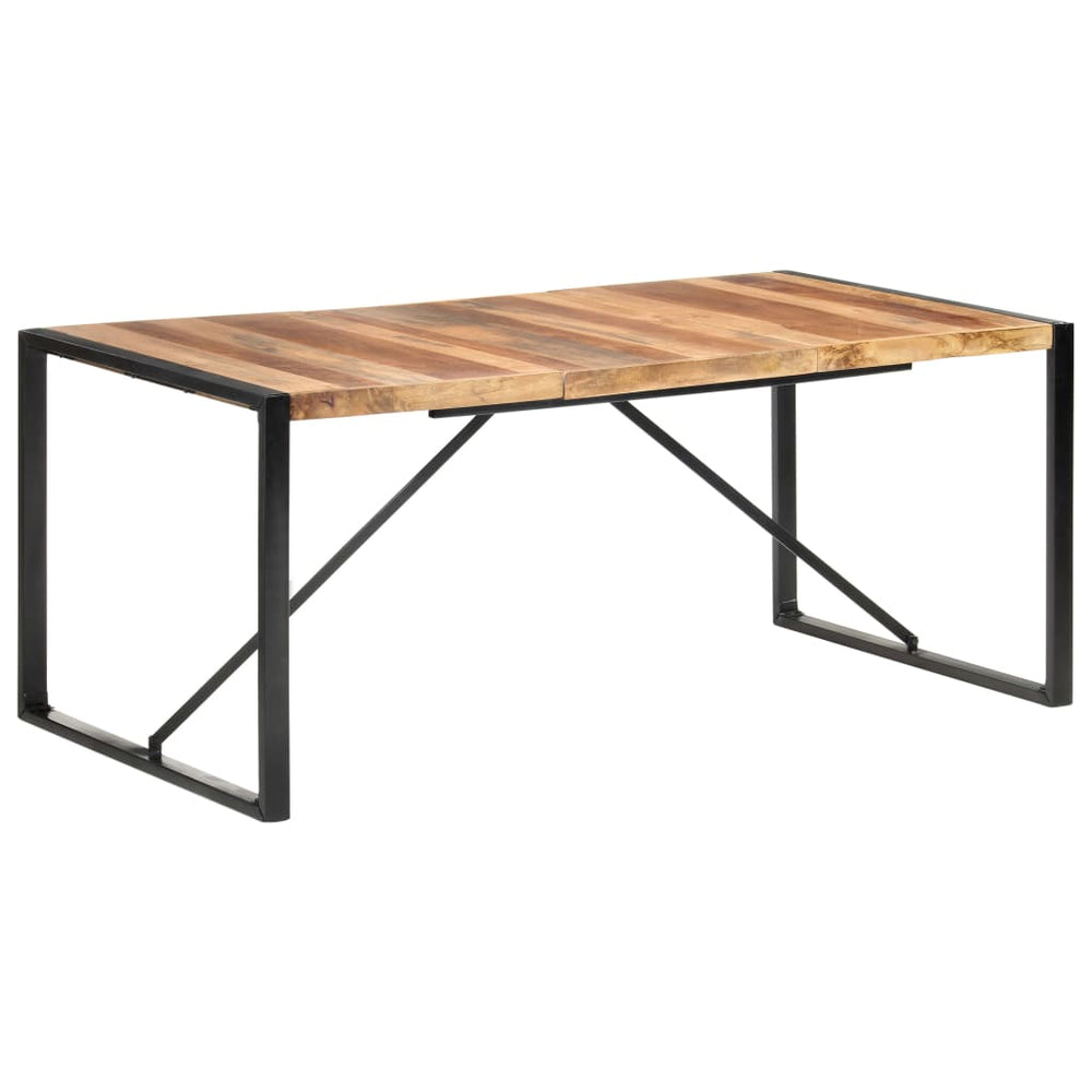Valgomojo stalas, 180x90x75cm, mediena su dalbergijos apdaila