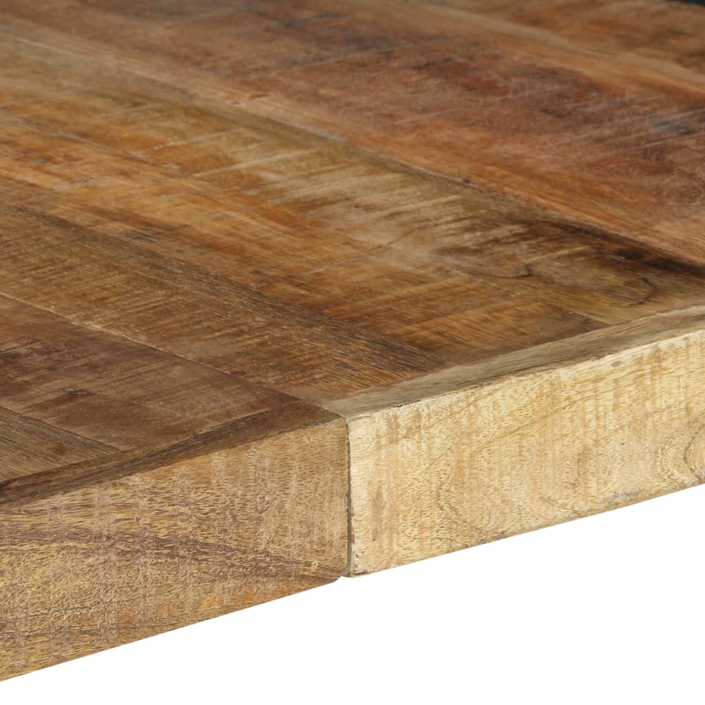 Valgomojo stalas, 140x140x75cm, neapdorota mango mediena