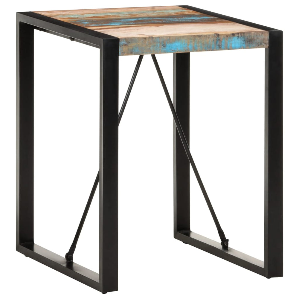 Valgomojo stalas, 60x60x75cm, perdirbtos medienos masyvas
