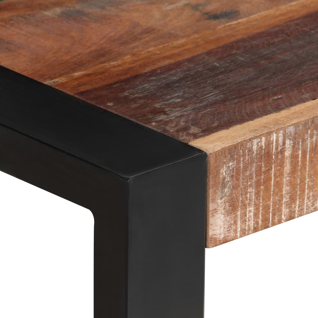 Valgomojo stalas, 70x70x75cm, perdirbtos medienos masyvas