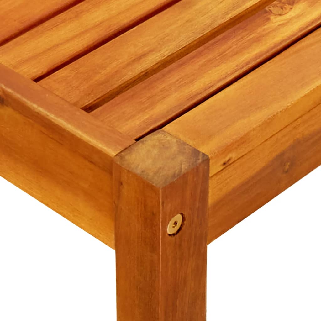 Sodo stalas, 85x57x29cm, akacijos medienos masyvas
