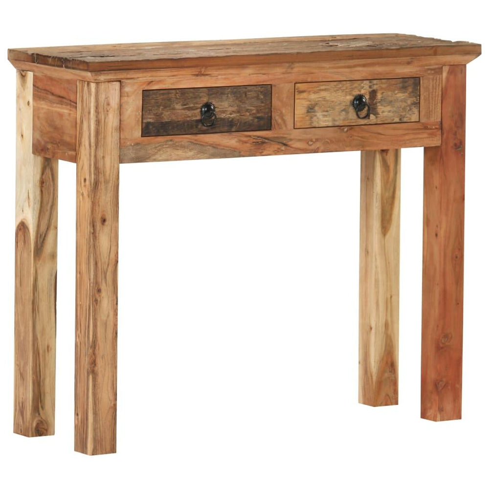 Konsolinis staliukas, 90,5x30x75cm, akacija ir mediena