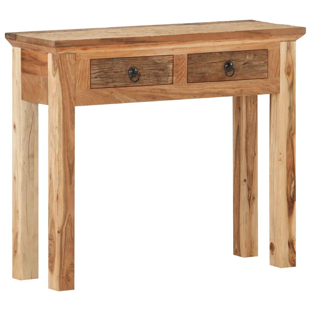 Konsolinis staliukas, 90,5x30x75cm, akacija ir mediena
