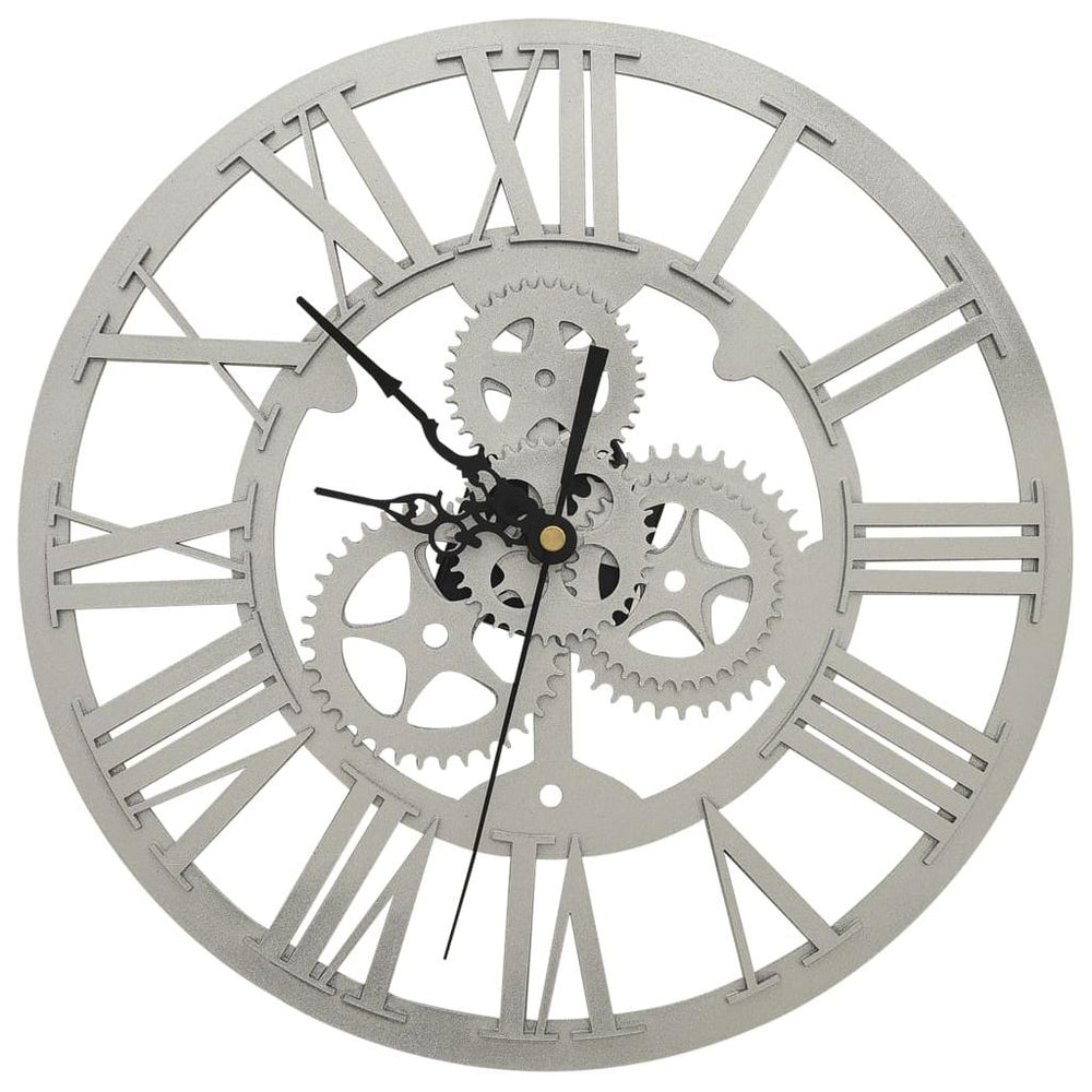 325169 Wall Clock  Silver 30 cm Acrylic