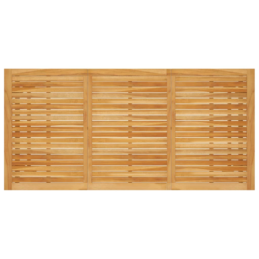 Sodo valgomojo stalas, 206x100x74cm, akacijos medienos masyvas
