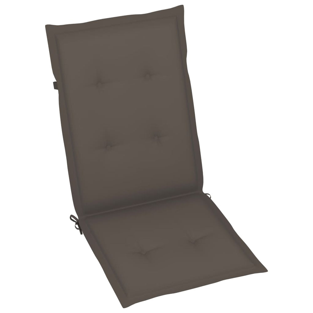 Sodo kėdės pagalvėlės, 6vnt., taupe spalvos, 120x50x4cm