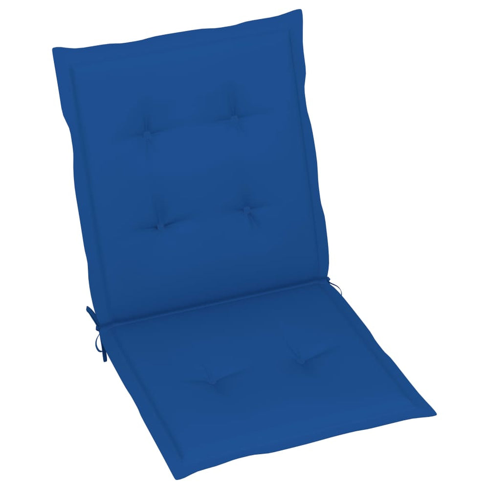 Sodo kėdės pagalvėlės, 4vnt., karališkos mėlynos, 100x50x4cm