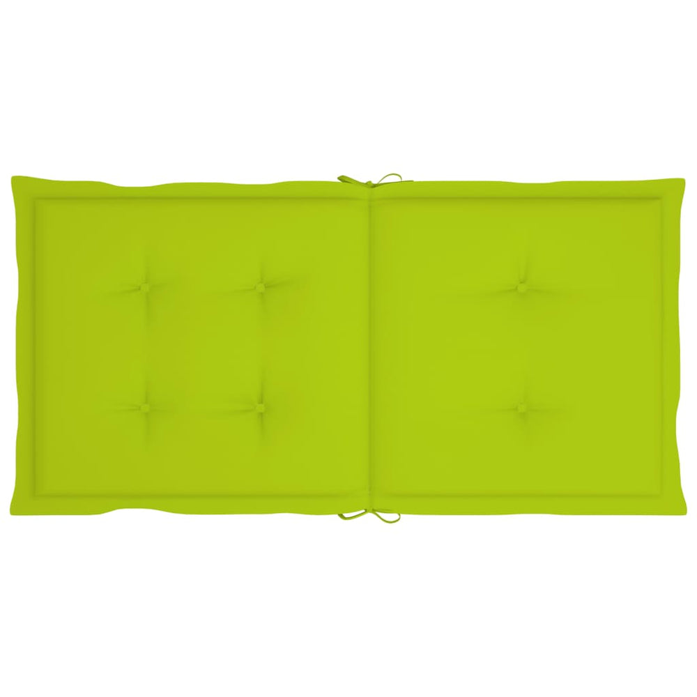 Sodo kėdės pagalvėlės, 6vnt., šviesiai žalios, 100x50x4cm