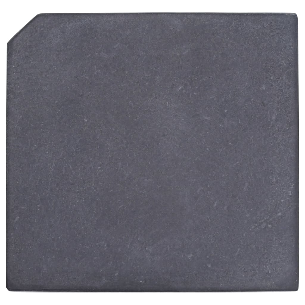 Skėčio pagrindas, juodos spalvos, 47x47x4,5cm, granitas
