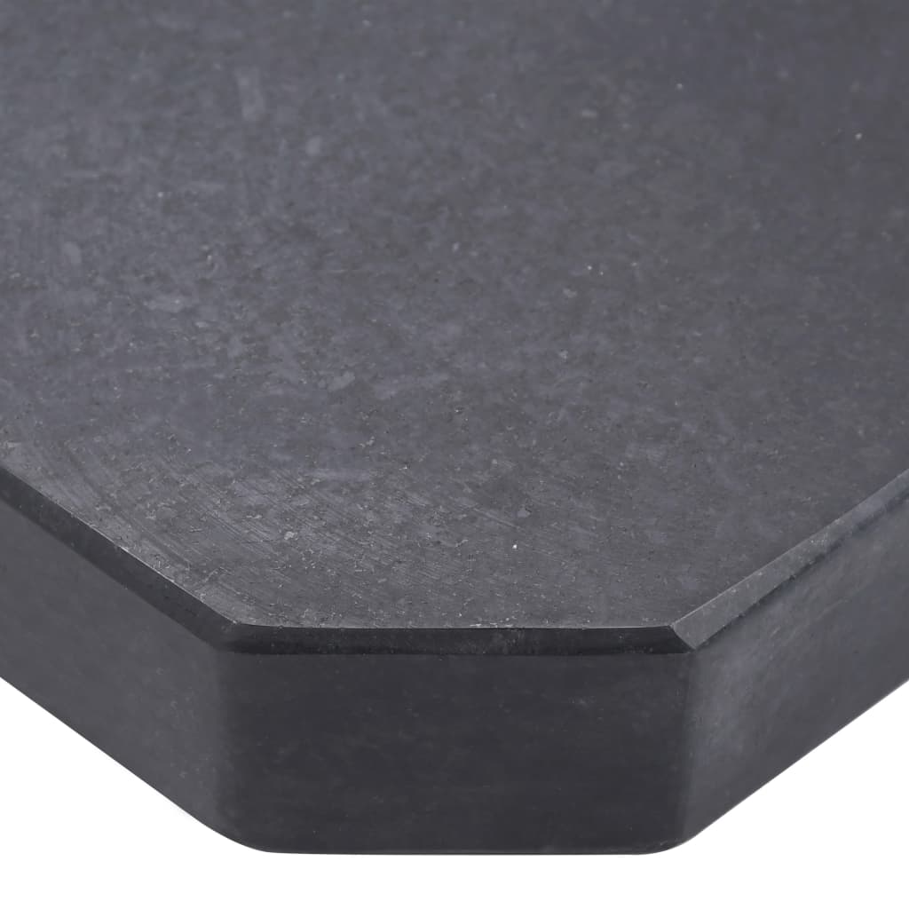 Skėčio pagrindas, juodos spalvos, 47x47x4,5cm, granitas