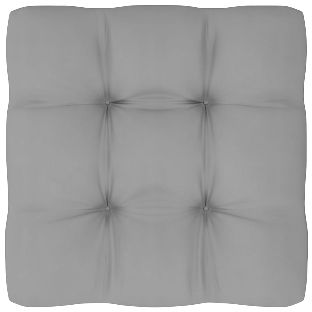 Pagalvėlės sofai iš palečių, 2vnt., pilkos spalvos