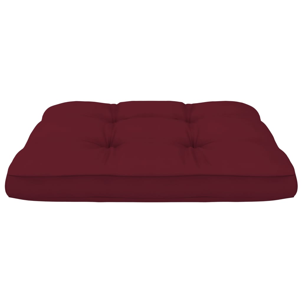 Pagalvėlės sofai iš palečių, 2vnt., raudonojo vyno spalvos