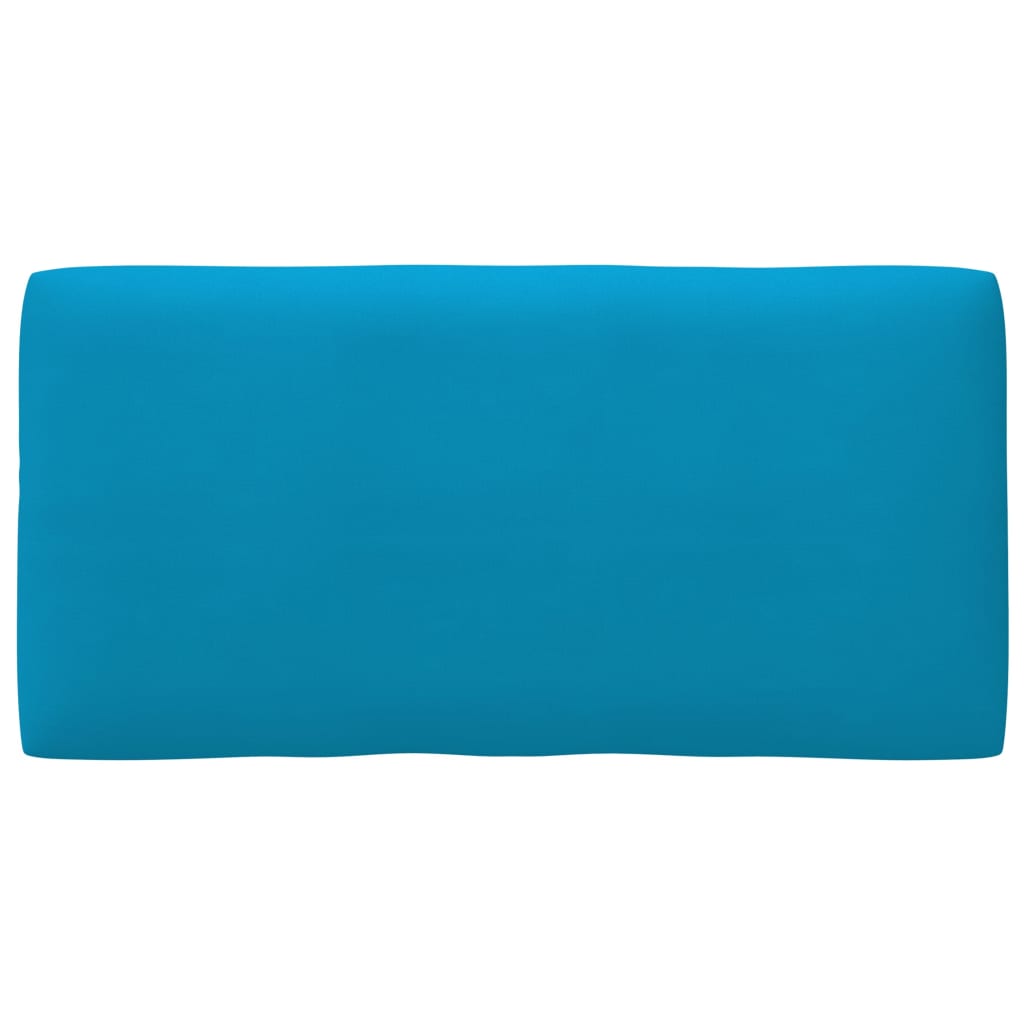 Pagalvėlės sofai iš palečių, 2vnt., mėlynos spalvos